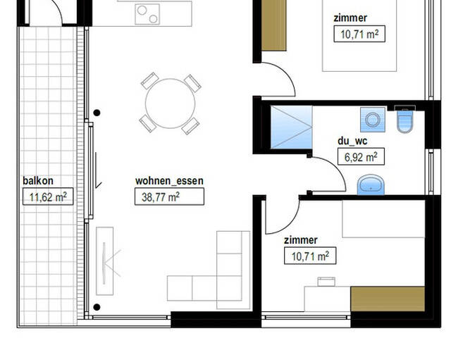Immobilie in Götzens - Schöne 3-Zimmer-Wohnung mit Balkon - Bild 3