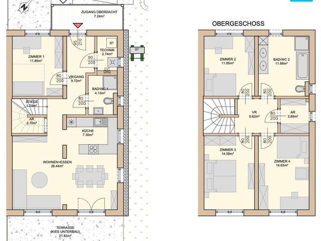 Immobilie in Pinkafeld - Moderne Neubau-Familienwohnung mit Garten in Pinkafeld - Bild 2