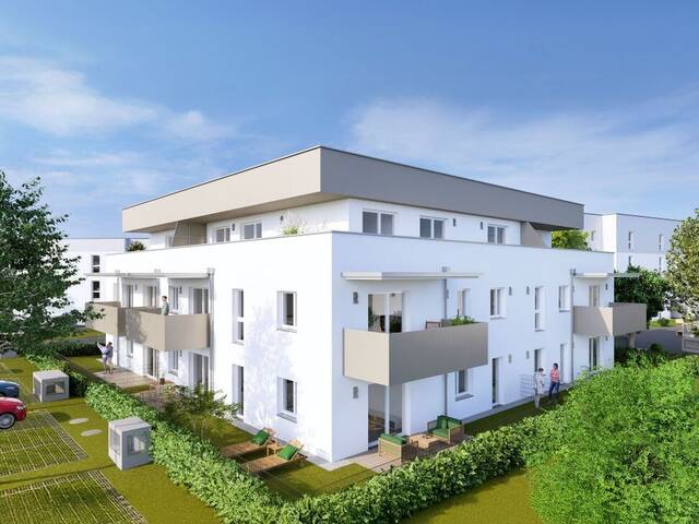 Immobilie in Langholzfeld - 3-Zimmerwohnung neu mit Garten, Langholzfeld, unschlagbarer Neubaupreis + provisionsfrei! - Bild 1