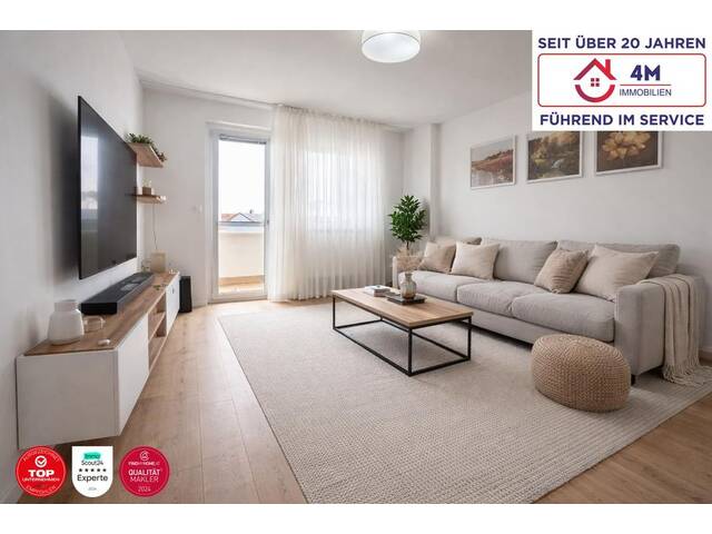 Immobilie in Felixdorf - 88m² Familienwohnung mit Balkon – 5 Min zum Bahnhof (Direktzug nach Wien) Beschreibung - Bild 3