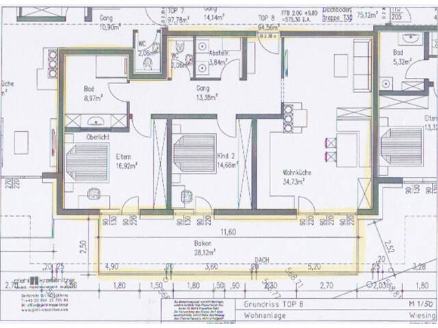 Immobilie in Wiesing - Moderne, barrierefreie 3-Zimmer-Wohnung mit großem Südbalkon in Wiesing - Bild 1