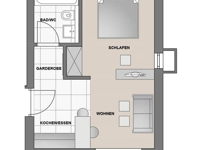 Immobilie in St. Anton am Arlberg - Charmante 2-Personen-Suite im modernen Alpen-Stil am Arlberg - Bild 4