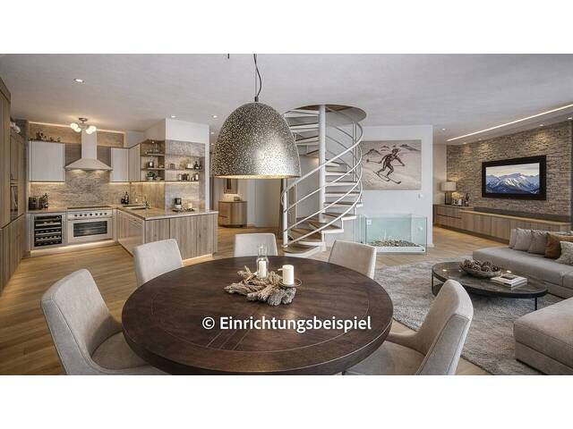 Immobilie in Kitzbühel - Dachgeschosswohnung mit Turmzimmer und Panorama-Ausblick - Bild 0