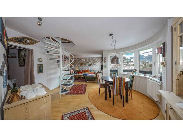 Immobilie in Kitzbühel - Dachgeschosswohnung mit Turmzimmer und Panorama-Ausblick - Bild 3