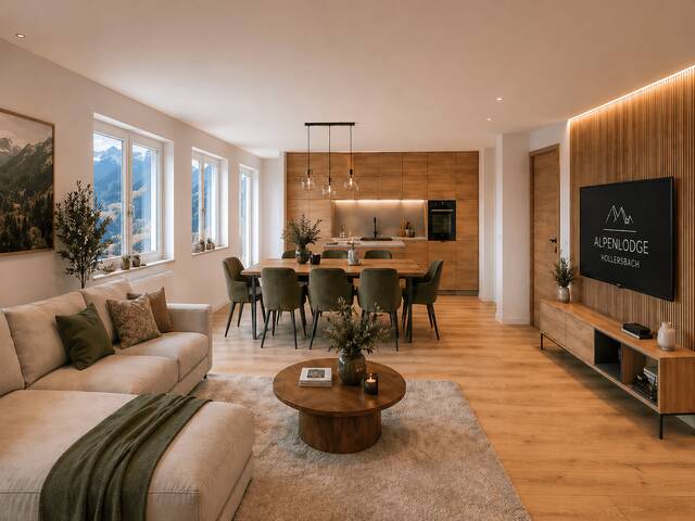 Immobilie in Hollersbach im Pinzgau - Alpenlodge Hollersbach Top 1 - Zentrumsnahe Neubauwohnung mit Bergblick - Bild 2