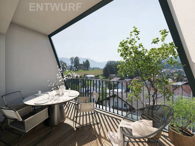 Immobilie in St. Georgen im Attergau - Moderne 4-Zi-Terrassenwohnung mit Garten & Garage in St. Georgen - Erstbezug! - Bild 2
