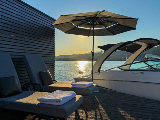 Immobilie in Auen - Modernes Penthouse mit exklusivem Strandbereich und Bootsplatz am Wörthersee - Bild 1