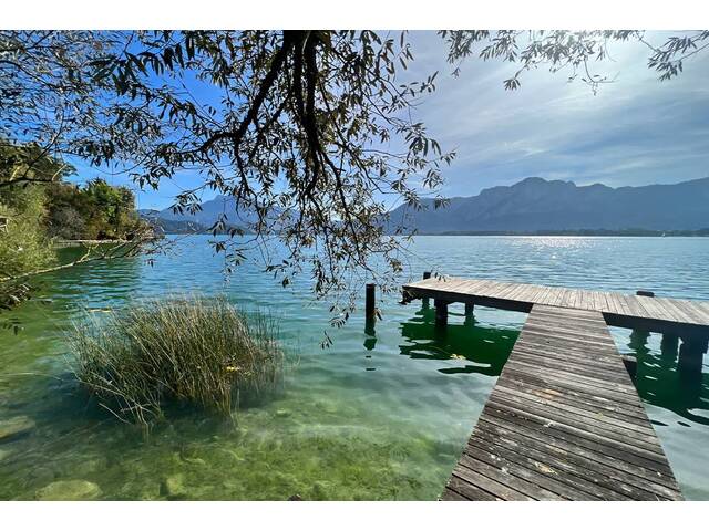 Immobilie in Tiefgraben - Pole-Position Mondsee! Ein Zuhause mit Panoramablick und Badeplatz samt Steg - Bild 2