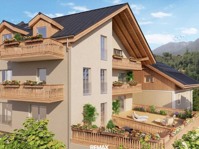 Immobilie in Bad Aussee - NEUBAU-Residenzen für ZWEITWOHNSITZ oder TOURISTISCHE VERMIETUNG im Ortszentrum von Bad Aussee - von 45 bis 170m² mit Terrassen - Bild 0
