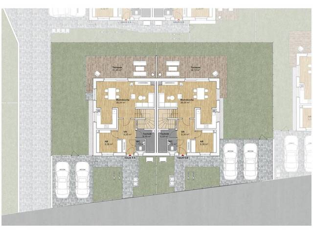 Immobilie in Gaaden - Exklusives Doppelhaus in beständiger Ziegelbauweise Haus 5 Top 1 - Bild 3