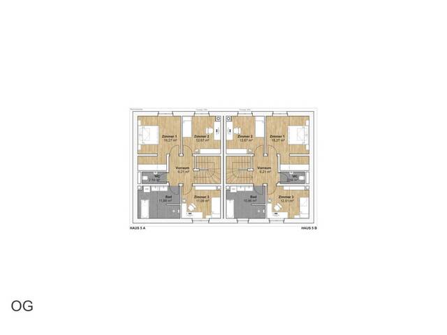 Immobilie in Gaaden - Exklusives Doppelhaus in beständiger Ziegelbauweise Haus 5 Top 1 - Bild 4