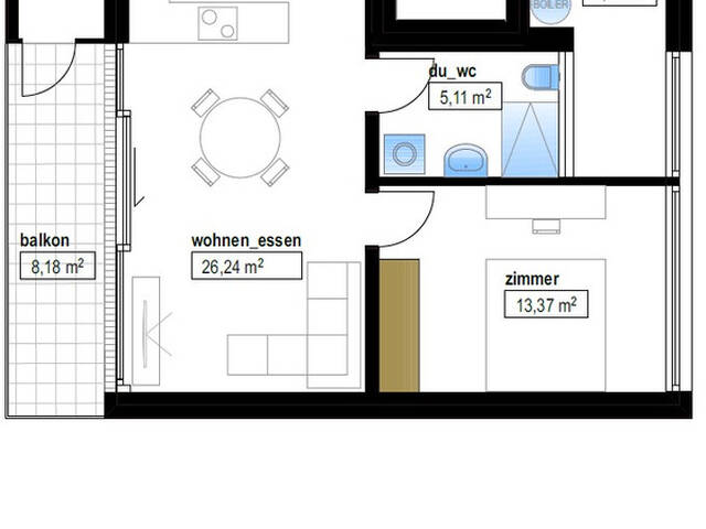 Immobilie in Götzens - Schöne 2-Zimmer-Wohnung mit Balkon - Bild 3