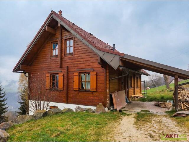 Immobilie in Reichenfels - Charmantes Holzhaus in naturnaher Ruhelage mit Bergblick - Bild 1