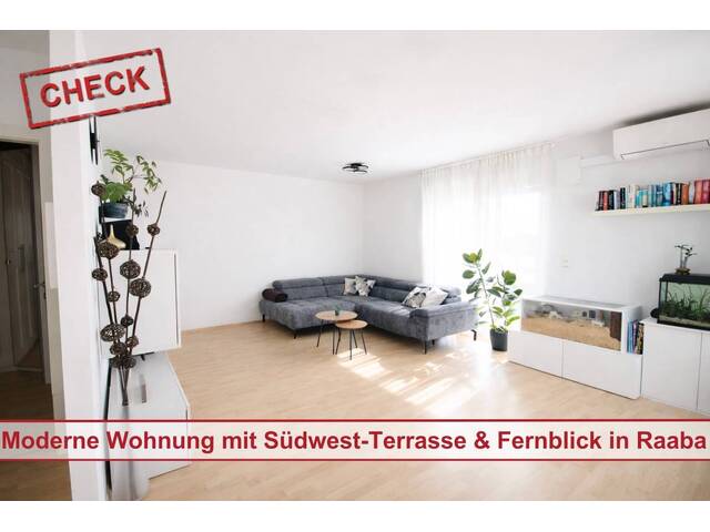 Immobilie in Raaba - Moderne 3-Zimmer Wohnung mit Südwest-Terrasse & Fernblick in Raaba-Grambach! - Bild 0