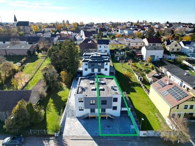 Immobilie in Auersthal - Erstbezug in Auersthal: unterkellerte Doppelhaushälfte mit mehr als 150 m² Wohnfläche und Garage - Bild 0