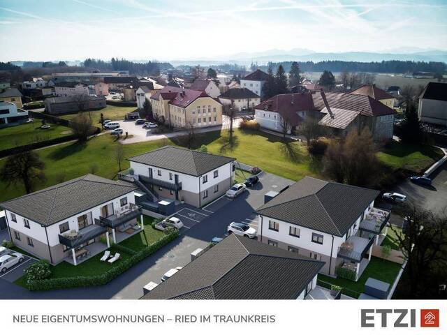 Immobilie in Ried im Traunkreis - Neubauwohnungen mit Garten & Top-Anbindung im Zentrum von Ried im Traunkreis – jetzt sichern! Haus A - Bild 1