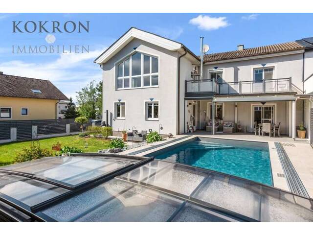 Immobilie in Michelhausen - Der nächste Sommer kommt bestimmt! Energie-Effizientes, modernes Haus mit 8 x 4 Meter Pool - Bild 3