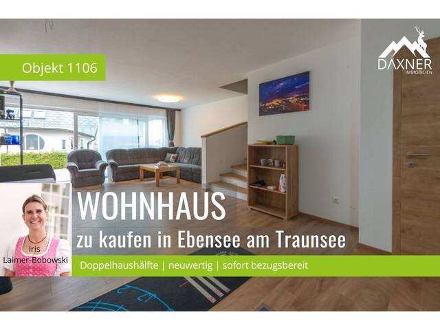 Immobilie in Ebensee am Traunsee - Einziehen & genießen - moderne Doppelhaushälfte in Ebensee am Traunsee - Bild 3