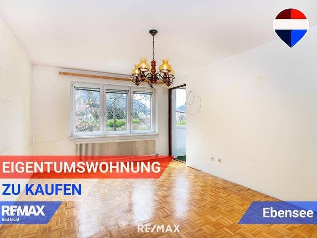 Immobilie in Ebensee - Gut geschnittene Zweizimmer-Eigentumswohnung in Ebensee - Zweitwohnsitznutzung möglich! - Bild 0