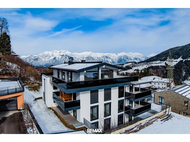 Immobilie in Schönberg im Stubaital - Erstbezug: 360°-Bergpanorama auf ca. 136 m² Dachterrasse - Wohnen auf höchstem Niveau im Penthouse der Superlative - Bild 4