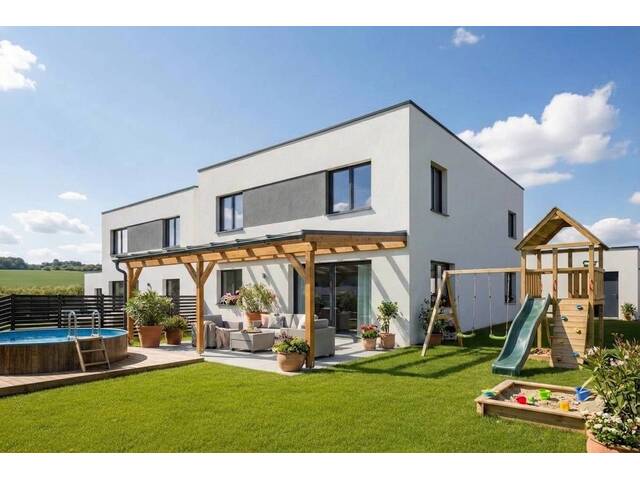 Immobilie in Nußdorf ob der Traisen - Noch ein Haus verfügbar - Ruhige Wohnsiedlung – Energieeffiziente Neubau-Doppelhaushälfte - Bild 0