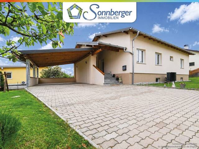 Immobilie in Hargelsberg - MORGENLICHT – Bungalow mit Keller & Doppel-Carport in Hargelsberg - Bild 0