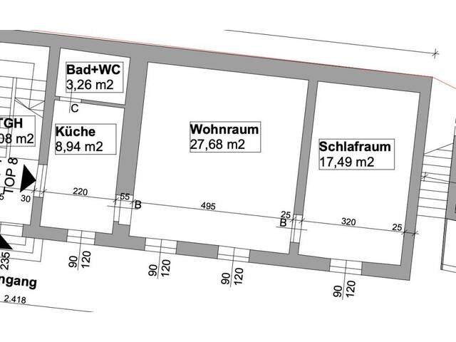 Immobilie in Lambach - günstige 2 Zimmer Erdgeschosswohnung in Lambach! - Bild 4
