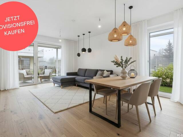 Immobilie in Bad Vöslau - PROVISIONSFREI! Durchdachte 3-Zimmer-Wohnung | Garten aus allen Räumen begehbar | Große Terrasse - Bild 0
