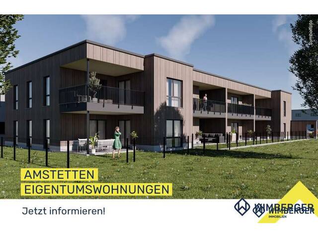 Immobilie in Amstetten - Große 4-Zimmer-Wohnung mit Garten im Zentrum von Amstetten – Erstbezug – Top-Lage - Bild 0