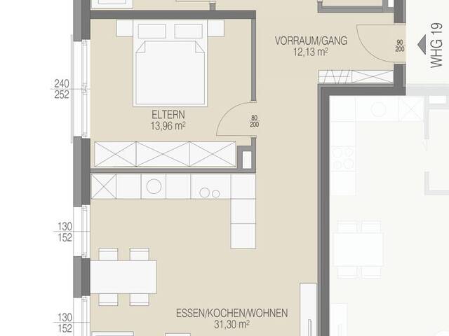 Immobilie in Niederndorf - Top 19 – Großzügige 3-Zimmer-Wohnung mit idealer Raumaufteilung - Bild 4