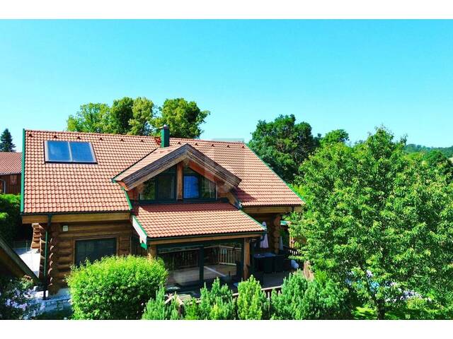 Immobilie in Sulz im Wienerwald - ROMANTISCHES UND MODERNES NATURSTAMMBLOCKHAUS MIT NEUEM POOL! - Bild 3