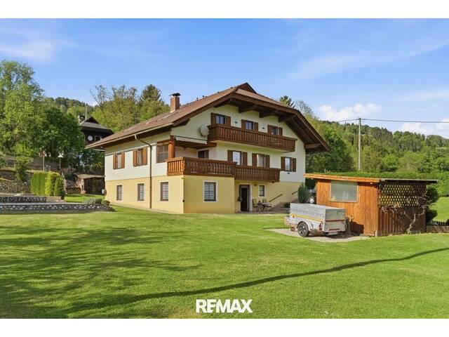 Immobilie in Glanegg - Wohnidylle in Glanegg - Mehrfamilienhaus mit Garten, Fischteich und viel Platz - Bild 0