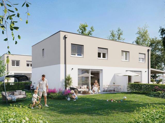 Immobilie in Rüstorf - MIETFREI IN DIE ZUKUNFT! Schlüsselfertige Doppel- & Reihenhäuser mit großzügige Gartenfläche in attraktiver Lage in Rüstorf / Schwanenstadt - Bild 1