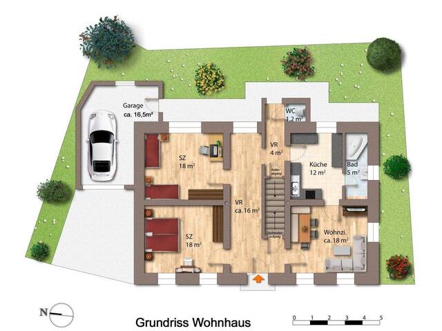 Immobilie in Seitenstetten - Charmantes Einfamilienhaus im Zentrum von Seitenstetten – saniert, Garage, Terrasse, Fernwärme - Bild 4