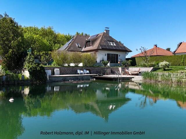 Immobilie in Lassee - Großzügiges Einfamilienhaus mit Seezugang, Wärmepumpe & PV-Anlage – ideal auch für 2 Wohneinheiten - Bild 0