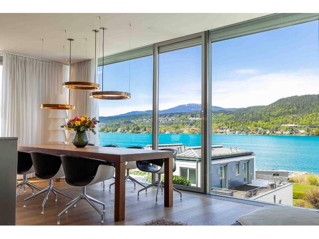 Immobilie in Auen - Moderne Beachfront-Villa in einzigartiger Lage am Wörthersee mit spektakulärem Blick - Bild 4