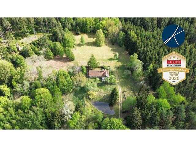 Immobilie in Siebenhöf - Einzellage: Idyllisches Landhaus mit ca. 9ha Wald und Teich - Bild 4
