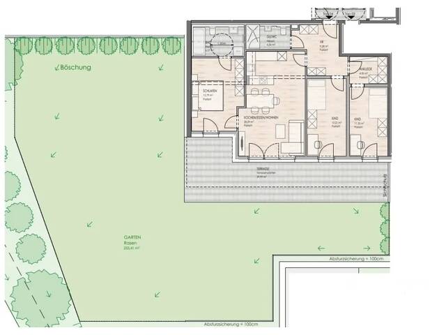 Immobilie in Bruckberg - DAS LIMBERG | Wo Geschichte weiterwohnt: Exklusive 4-Zimmer-Gartenwohnung, TOP 04 - Bild 1