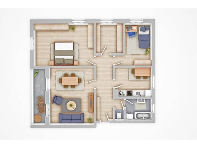 Immobilie in Absam - THAUR******geräumige 3 Zimmer Wohnung mit extra Küche, Balkon und Garage! Super schöne Aussicht inkludiert! - Bild 4