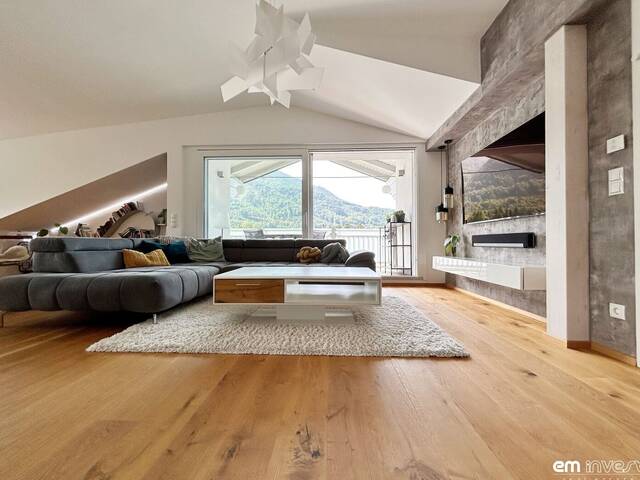Immobilie in Heuberg - ZWEITWOHNSITZ! Exklusive 4 Zi-Dachgeschosswohnung mit traumhafter Terrasse und einzigartigem Gaisbergblick - Bild 0