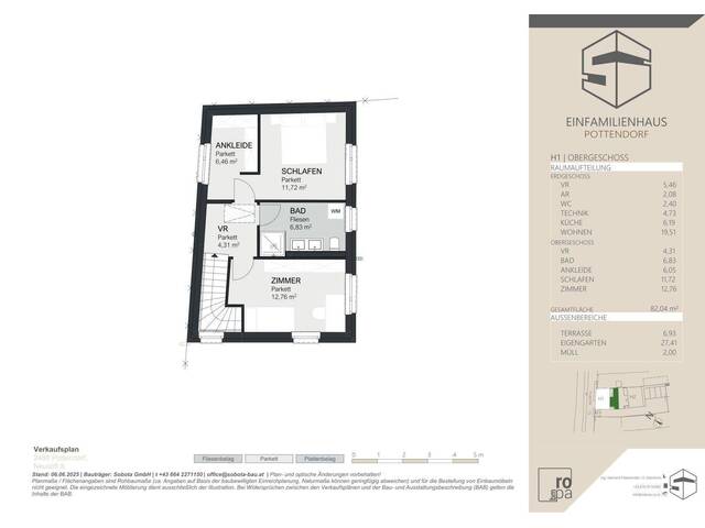 Immobilie in Pottendorf - LEISTBARES - MODERNES EINFAMILIENHAUS MIT EIGENGARTEN – BELAGSFERTIG | LUFTWÄRMEPUMPE | 2 PARKPLÄTZE - Bild 2