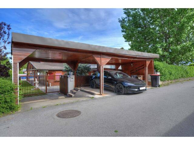 Immobilie in Neufeld an der Leitha - ** Urlaub zu Hause - Nur ca. 100 Meter vom Neufelder See entfernt – charmantes Haus auf Pachtgrund + Pool, Sauna & Gästezimmer ** - Bild 2