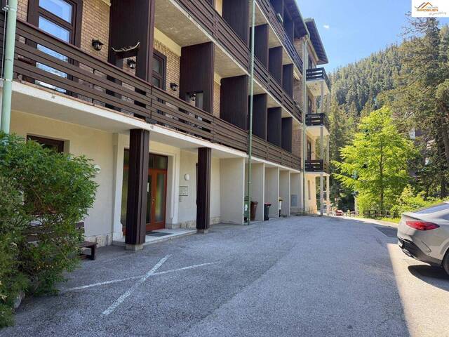 Immobilie in Semmering-Kurort - 2 Zimmer Eigentumswohnung in historischer Villa Waldhof am Semmering mit Grünblick - Bild 1