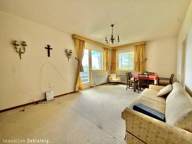 Immobilie in Semmering-Kurort - FERNBLICK RUHELAGE ERHOLUNG! Sanierungsbedürftige Eigentumswohnung mit Loggia, Balkon & optionalem Stellplatz in Semmering-Kurort! - Bild 0