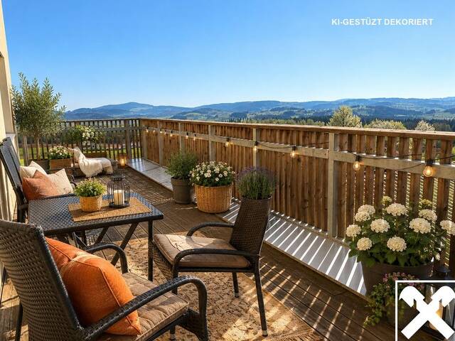 Immobilie in Schwarzenberg am Böhmerwald - Feng-Shui-Oase in Ruhelage mit atemberaubendem Weitblick - Bild 1