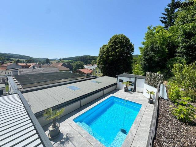 Immobilie in Alland - +++ Provisionsfrei für den Käufer +++ Modernes Designerhaus mit Pool, Sauna & Smart Home in ruhiger Bestlage von Alland - Bild 2