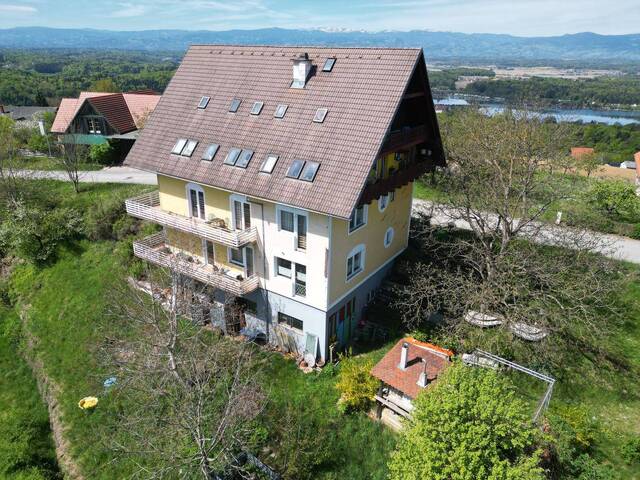 Immobilie in Waldschach - Ruhiges Mehrfamilienhaus/Beherbergung mit Panoramablick & Potenzial, in Waldschach nahe See. - Bild 0