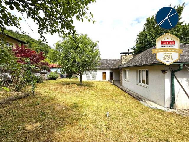 Immobilie in Furth bei Göttweig - Bungalow mit Aussichtslage am Göttweiger Berg - Bild 1