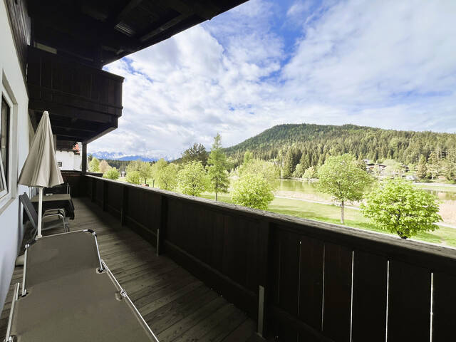 Immobilie in Seefeld in Tirol - TOP-LAGE in SEEFELD: Modernes, vollmöbliertes APARTMENT mit großem Balkon direkt neben dem GOLFPLATZ ab sofort zu kaufen! - Bild 3