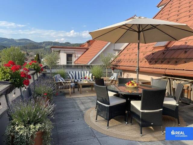 Immobilie in Griffen - Charmante Dachgeschoßwohnung mit großer Terrasse in Griffen - Bild 0